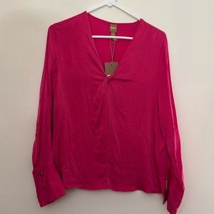 BOSS Bidinta Silk Blouse